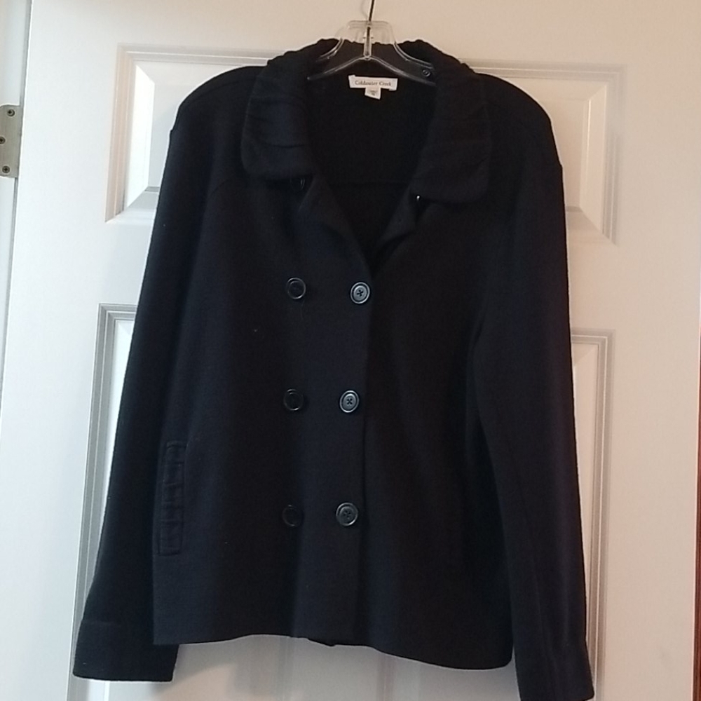 Coldwater Creek Black Coat